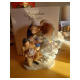 Seraphim Classics Angel with Fireman Figurine #81775