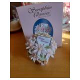 Seraphim Classics Happy Holidays Floral Ornament
