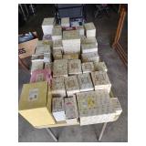 65 empty boxes Precious Moments Enesco Figurine Collection Lot