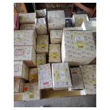 65 empty boxes Precious Moments Enesco Figurine Collection Lot