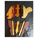 Wooden Trivet Set from Costs Rica