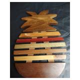 Wooden Trivet Set from Costs Rica