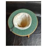 Wooden Coffee Filter Stand with Green Surface from Costa Rica