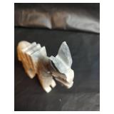 Carved Onyx Donkey and Vase from Mexico