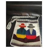 Ecuadorian Wool Folk Art Shoulder Bag by Tejidos Santillan