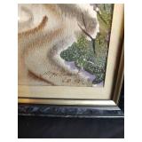 Original Watercolor Country Road Scene by Jorge Duarte, Costa Rica,  9.5x11.5