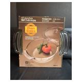 Anchor Ovenware 1.5Qt Glass Casserole with Cover