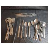 Stainless Steel Mixed Flatware Set- 43 Pieces