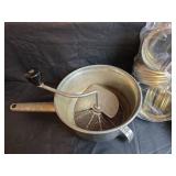 Kerr Regular Mouth Canning Jar Lids, Aluminum Funnel, Food Mill, and Large Mouth Canning Jar Lids