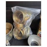 Kerr Regular Mouth Canning Jar Lids, Aluminum Funnel, Food Mill, and Large Mouth Canning Jar Lids
