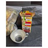 Kerr Regular Mouth Canning Jar Lids, Aluminum Funnel, Food Mill, and Large Mouth Canning Jar Lids