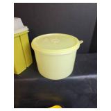 Tupperware Yellow and Orange Kitchen Set