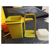 Tupperware Yellow and Orange Kitchen Set