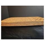 11 - Traditional Bamboo Woven Place Mats and 6 -  Geometric Pattern Placemats
