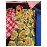 Mixed Linen Napkin Collection with Wooden Rings