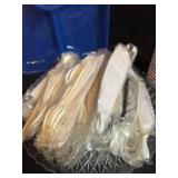 Holiday Bowl Collection Set with Woven Plate Holders, and Papergoods