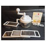 Quick Chopper Food Processor with Recipe Book and Box Grater