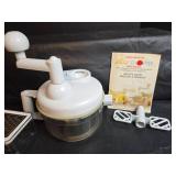 Quick Chopper Food Processor with Recipe Book and Box Grater