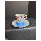 Hand Painted Japanese Porcelain Tea Sets and 2 Plates