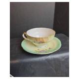 Hand Painted Japanese Porcelain Tea Sets and 2 Plates