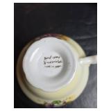 Hand Painted Japanese Porcelain Tea Sets and 2 Plates