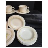 Vintage 22ct Yellow USA Dinnerware