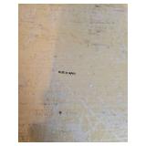 3 Decorative Metal Serving Trays and 1 Wood Tray Made in Japan