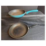 Mixed Cookware Pans and Skillets