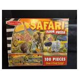 Melissa & Doug Safari Floor Puzzle - 100 Pieces