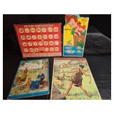 1950s Whitman Picture Word & Bible Puzzle Collection