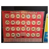 1950s Whitman Picture Word & Bible Puzzle Collection