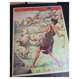 1950s Whitman Picture Word & Bible Puzzle Collection