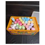 Crayola Big Bucket Sidewalk Chalk Set - 45 Pieces