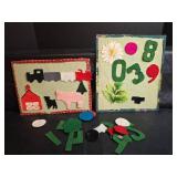 Felt Board Set with Animals, Train and Numbers