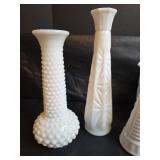 Milk Glass Bud Vase Collection