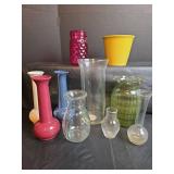 Mixed Glass Vase Collection