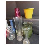 Mixed Glass Vase Collection