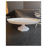 Modern White Metal Cake Stand with Spiral Design Cupcake Display