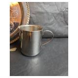 Decorative Silver Plated 10in Oneida Tray, Gravy Boat and Cup