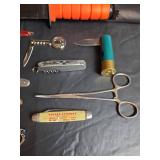 Mixed Pocket Knife Collection with Combat Knife