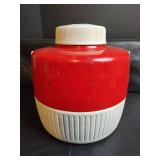 Vintage Coleman Red and White Water Jug