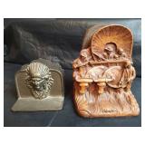 Vintage Western Themed  Bookends