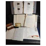 Handwritten Family Recipe Collection with Wood Recipe Box and More