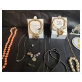 Mixed Jewelry Lot - Necklaces, Pins and Memorabilia