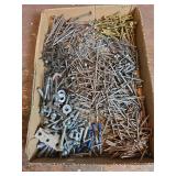 Mixed Hardware Lot - Nails, Screws, and Fasteners