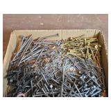 Mixed Hardware Lot - Nails, Screws, and Fasteners