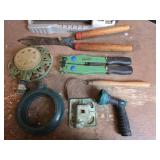 Garden Tool Collection with Orbit Sprinkler
