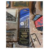 Mixed Tool Lot - Drill Bits and Hardware