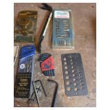 Mixed Tool Lot - Drill Bits and Hardware