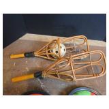 Rattan Grip Catch Ball Set with Velcro Discs